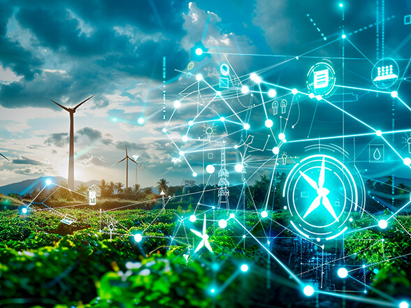 smart city of sustainable development concept.