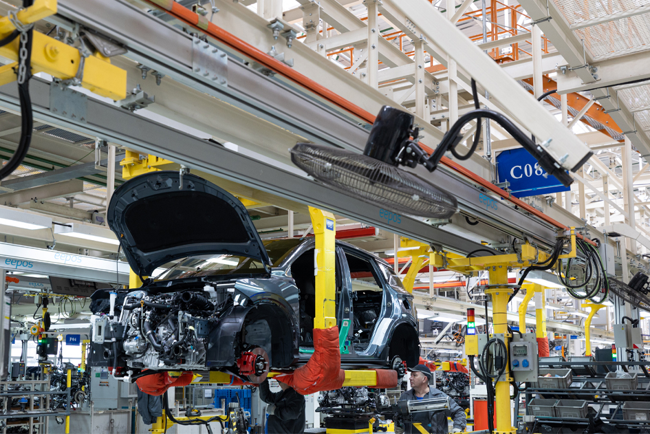 linea di montaggio automotive